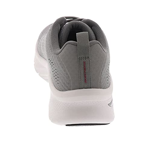 Skechers Skechers Men's Lux-Sumner Arch Fit, Grey Red, 47.5 EU X-Large