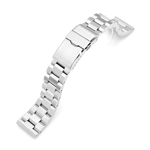 MiLTAT 22mm �w�L�T�b�h�E�H�b�`�o���h �X�g���[�g�G���h���O�A316L �X�e�����X�X�`�[�� ������o�g���N���X�v