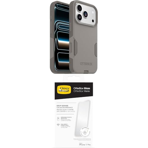 Coque iPhone 17 Pro MagSafe OtterBox Commuter grise idéale pour le quotidien et le sport