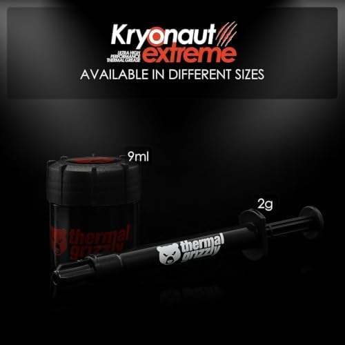 Thermal Grizzly Kryonaut Extreme - 6 Gram Combo - Extremely High Performance Thermal Paste with 12 Cleaning Wipes 6 Wet & 6 Dry- for Maximum Thermal Conductivity While Overclocking CPU/GPU/PS4/PS5 — view 4