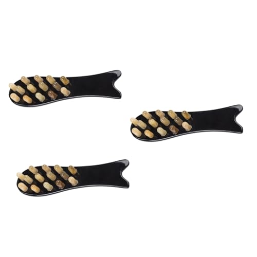 Gatuida 3pcs Scalp Massager Family Premium Quality Comb Fine Craftsmanship Comb Combs Natural Hair Brush Multipurpose Tool Multicunctional Comb Massaging Tool Manual Curling Tool Miss