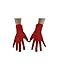 Seeksmile Adult Lycra Spandex Gloves Many Colors Available (Free Size, Red)