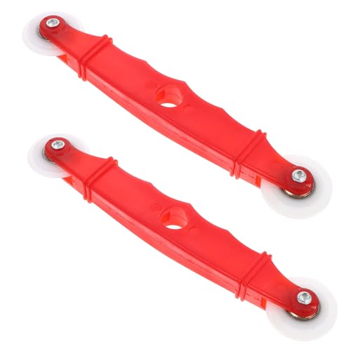 OSOLADY 2pcs Aluminum Alloy Window Screen Roller Tool with Nylon Wheels for Door and Window Screen Repair Kit