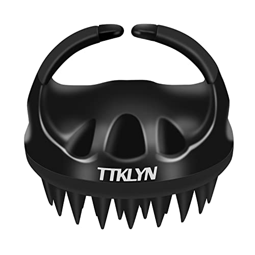 Ttklyn Hair Shampoo Brush, Scalp Care Hair Brush With Soft Silicone Scalp Massager, Black #TOP5