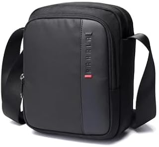 Waterproof Crossbody Shoulder Bag, 20.3 cm, Black