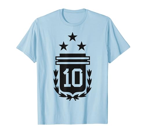 Bandera Argentina de 3 estrellas con tres estrellas Camiseta