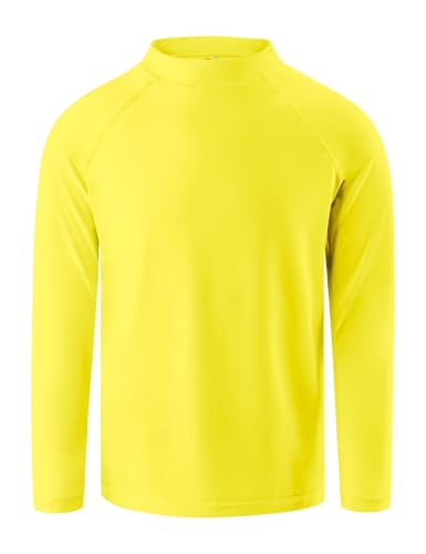Image of Boys Rash Guard Swim Shirt Long Sleeve Rashguard UPF+ 50 SPF Sun Water Surfing Shirts for Toddler Kids Youth Teen 2T-16Y