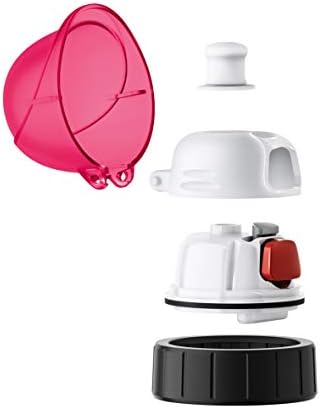 Emsa 518302 Drink2Go Tritan butelka na napoje | 0,5 litra | automatyczne zamknięcie dla dzieci | 100% szczelności | nadaje się do mycia w zmywarce | nie zawiera BPA | różowy koń