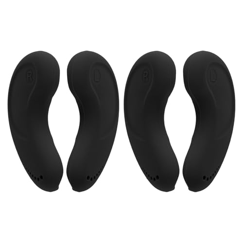Protectores de silicona negros oídos para teñir el cabello con ajuste cómodo de peluquería