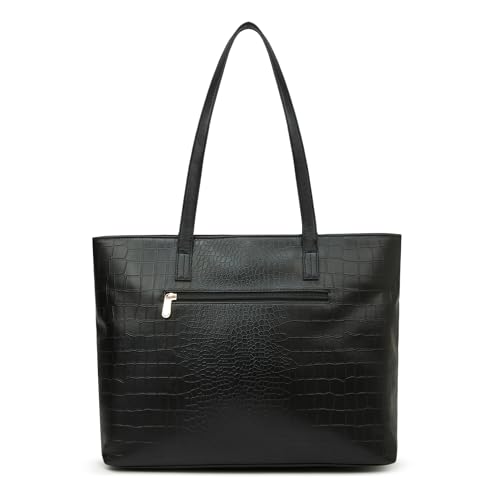 Image of Caprese Sansa 16 Inch Laptop Large Tote Bag for Women | Stylish, Durable, Multi-Compartment Design for Work, Travel, Shopping | Comfortable Straps Shoulder and Handheld Bag for Daily Use