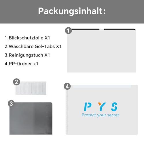 PYS Protector de privacidad magnético para MacBook Neo 13 2026 4