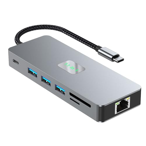 Adaptateur multiport pour connecter un écran VGA ou HDMI 4K et charger en PD 100W