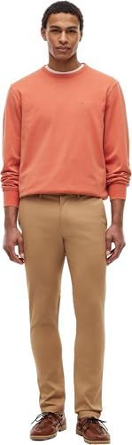 Tommy Hilfiger Herren Chino Hose Bleecker 1985 Pima Cotton Slim Fit, Beige (Timeless Camel), 32W/34L – Ansicht 4