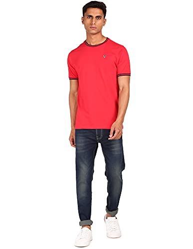 Image of Ruggers Men's Solid Slim Fit T-Shirt