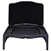 Black Folding 17" x 11" Lap Desk with Storage - Durable Lightweight Portable Laptop Computer Children Adult Kids Drawing Lap Desks for Homework or Reading. Breakfast Tray Food Table