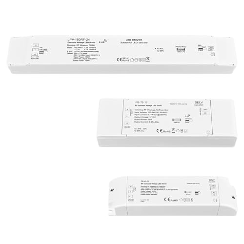 Variateur LED avec télécommande RF RT6 et alimentation dimmable 12V 24V AC