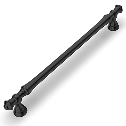 Amerdeco 10 Pack Matte Black Cabinet Pulls 7.5"