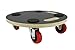 Move-It 3363 Premier 15-Inch Round Wood Platform Dolly, 530-lb Load Rating