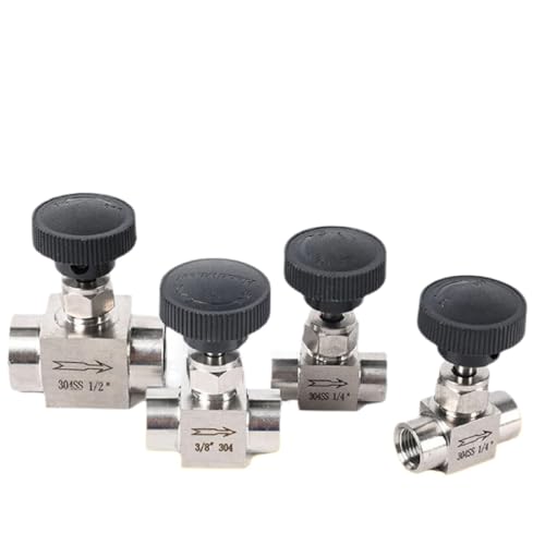 Vanne de régulation en acier inoxydable 304 filetée G1/4 de haute précision