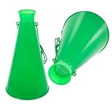 Yardwe 1pair Cheer Megaphone Portable Plastic Horn Toys for Sports Events Outdoor Activities and Party Favors Loud Amplification for Game Cheering and Celebrations