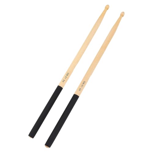 3 pares baquetas para batería 5A de madera de arce miniatura 3