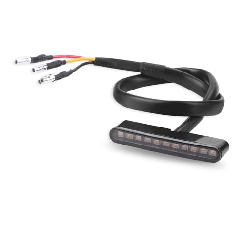 Feu arrière LED pour moto scooter et ATV Bobber noir