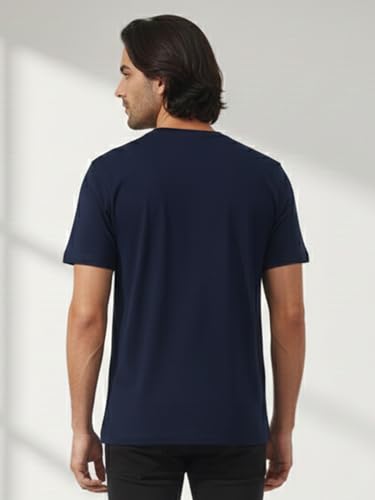 Image of Dollar Men's Pack of 1 Printed Non Zipper Round Neck T-Shirt