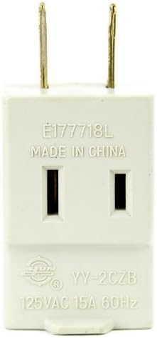 Sunlite 04054-SU Polarized Cube Taps, 3 Outlets, Ultra-Compact Design, Use for Electronics, Appliances, Mobile Devices, Home and Travel, Ivory Color, UL Listed image 4