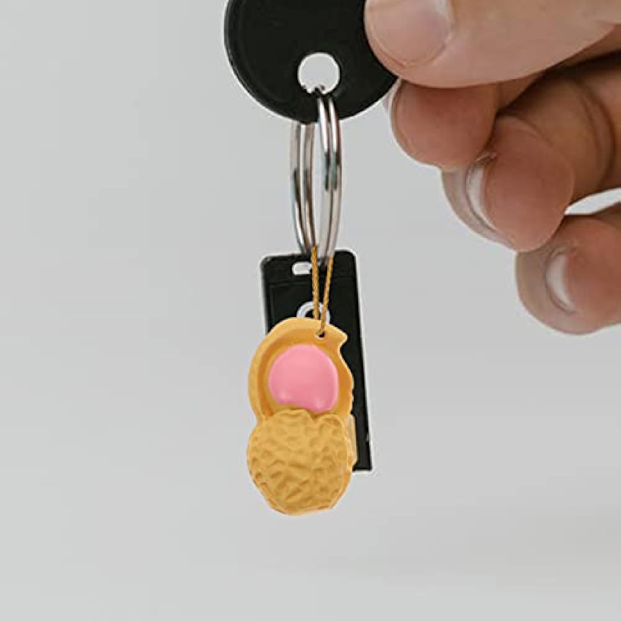 10Pcs 3D Peanut Charms Pendants for DIY Craft
