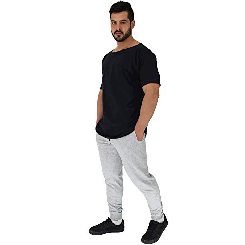 Calça Masculina Moletom Slim MXD Conceito Mescla Tradicional Clássico (M)
