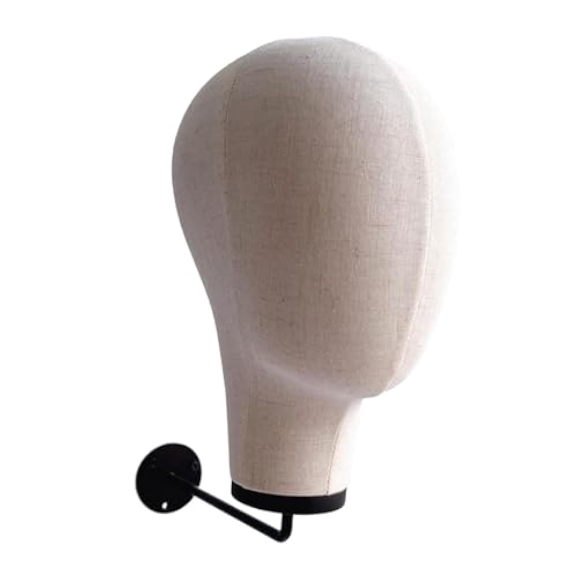 Mannequin Head Wall Mount for Wigs and Caps