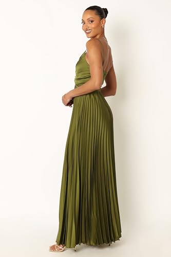 Image of Petal & Pup Women's Naira Pleated Maxi Dress