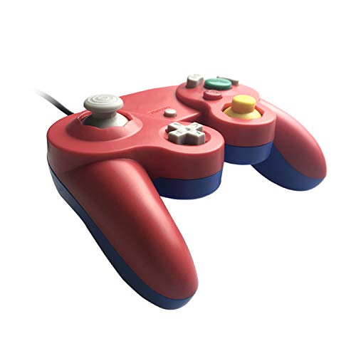 Crifeir The Wired controller for Gamecube Wii video Game Blue purple