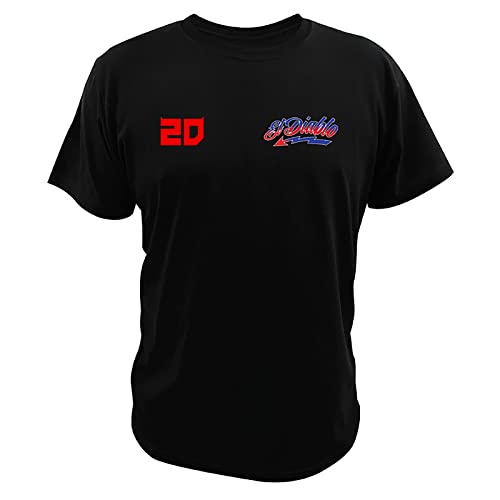 Fabio Quartararo Racing Comfortable Creative Graphic T Shirt Motorcycle Rider Casual Sport Tee Shirt Graphic Men's Basic Short Sleeve Cotton Casual T-Shirt Black L Cover