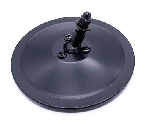 Performance PFM-246903 5 Inches Flat Side View Mirror Heads, Smooth Black, Sold Individually for 1928-1972 Chevy C10 Pickup, C10 Suburban, C20 Pickup, C20 Suburban, C30 Pickup, C10 Panel