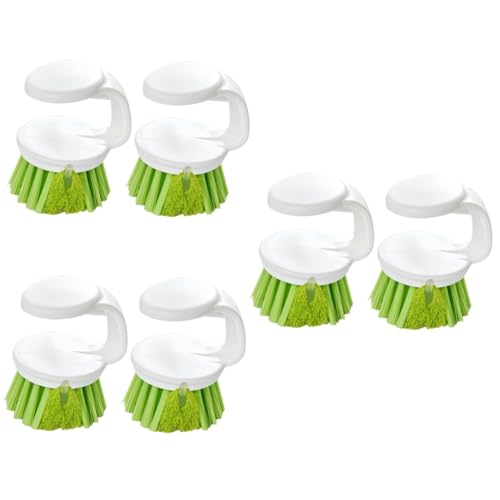 Garneck 6pcs Dish Scrubber Brush for Kitchen Dishes Dishwashing Brush Soft Material