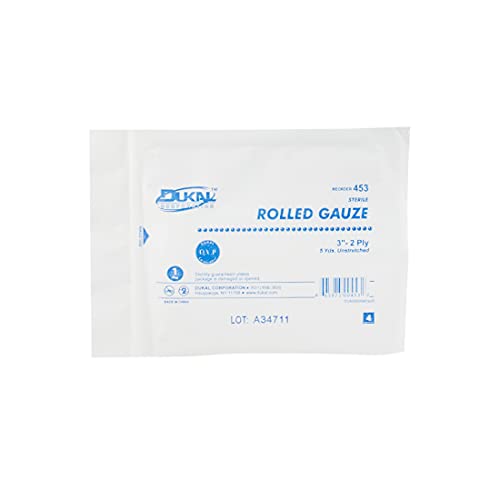 Dukal Gauze, Rolled, Sterile, 3" x 5 yd. (Pack de 96) miniatura 3