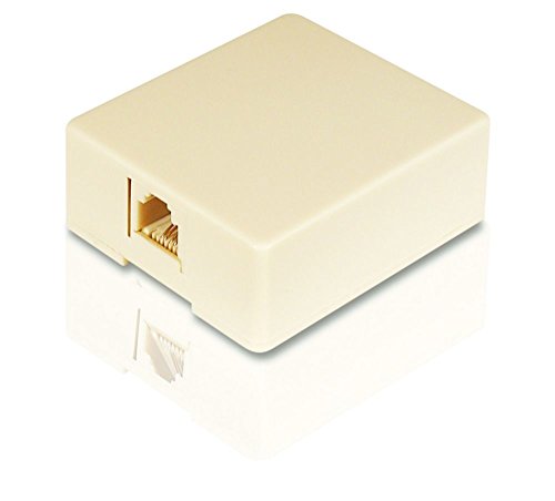 PHILIPS USA 1-LINE Wide Base Surface-Mount Modular Jack