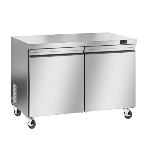 48 Commercial Undercounter Freezer with Stainless Steel