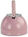 Calypso Basics by Reston Lloyd Harmonic Hum Whistling Teakettle with Glass Lid, 2.2-Quart, Pink