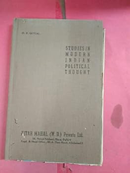 Studies in modern indian political thought ( gandhi an interpretation), Year 1964