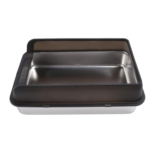 Caixa de Areia de Aço Inoxidável, Caixa de Areia Fechada, Caixa de Areia Com Lados Altos, Anti-respi