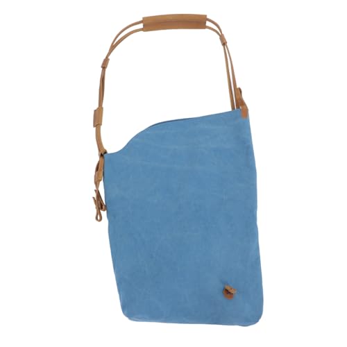 Sac en toile pour usage quotidien grand sac messager bleu ajustable solide