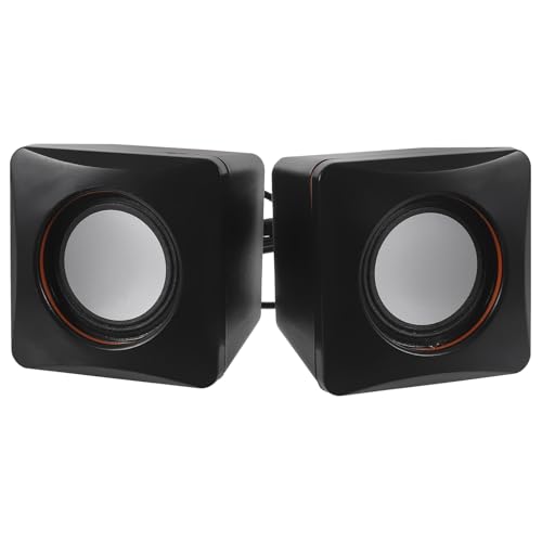 Altoparlante con cavo audio portatile: design compatto, spazio sulla scrivania, dimensioni ridotte, adatto per viaggi e uso domestico, piccolo altoparlante USB