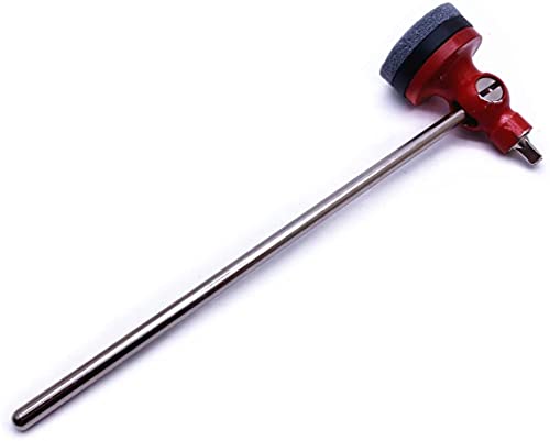 TUOREN Stainless Steel Shaft Bass Drum Beater Pedal Hammer Felt Beater Head Percussion Instrument...