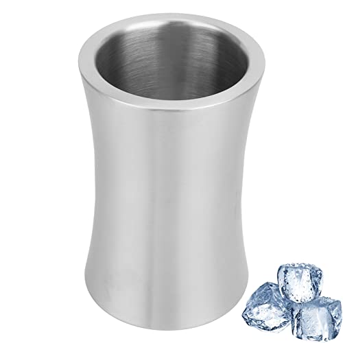 Balde de gelo com parede dupla isolada tipo cintura barril de gelo festa porta gelo refrigerador de