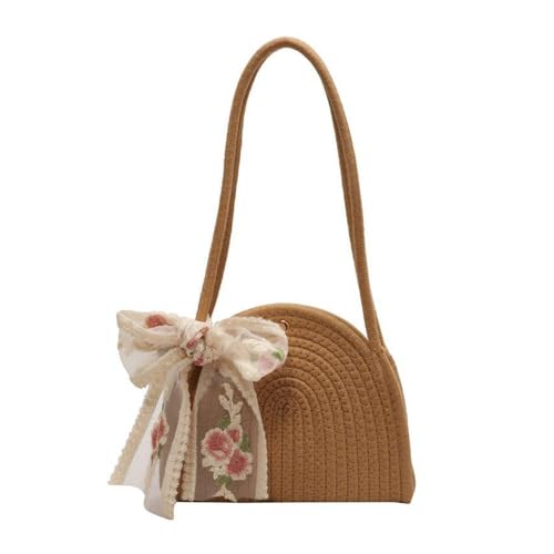 Sac fourre-tout pour femmes en coton tissé souple anti-encombrement