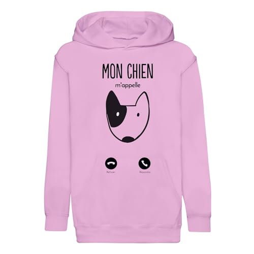 Hoodie enfant mon chien m'appelle pour les sorties au parc en famille