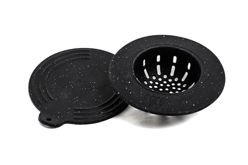 Colador de plástico y silicona para cocina con tapa miniatura 2