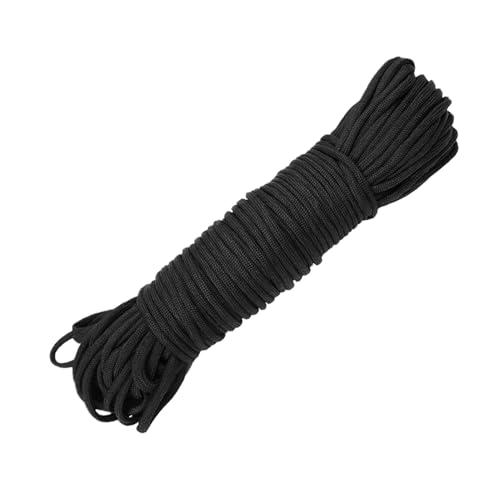 Sghtil Cuerda de paracaídas resistente | Cuerda de paracaídas de alta resistencia para escalada | Cuerda de paracaídas elástica resistente a la intemperie de 500 libras para senderismo, al aire libre